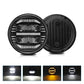 7-inch round LED headlight, front grille with rear housing cover