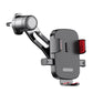 360 rotating car phone air vent mount with extendable arm and clamp, black/gray