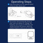 Bluetooth hands-free car charger cigarette-lighter adapter shown in operating steps