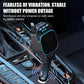 Retractable car charger mounted on a base for stable vibration-resistant use