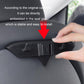 Triple rear seat hook being installed in the seat gap by hand