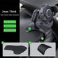 Car phone mount with thick anti-scratch pads and non-slip silicone grips