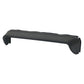 Universal sun visor for car navigation display, carbon-pattern curved visor with end mounting tabs