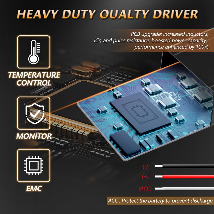 Waterproof LED driver circuit board for motorcycle demon eye spotlight