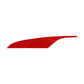 Red carbon-fiber trim sticker for car dashboard vent surround