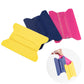 Three-color plastic winged car film scraper set with magnetic backing