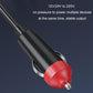 Red-and-black cigarette lighter plug cable for 12V/24V to 220V inverter
