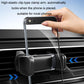 Car air vent phone holder with spring clip clamp arms for phones, black