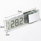 Digital aquarium thermometer with clear housing and LCD, showing 26.2°