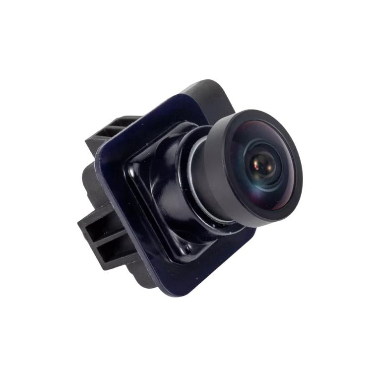 Reversing assist camera module with lens and black mounting bracket