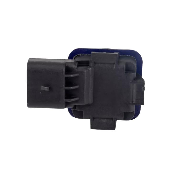 Reversing assist camera rear housing with connector plug, black and blue