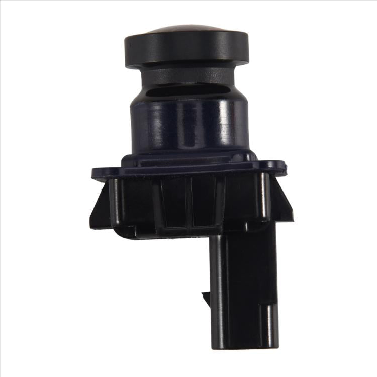 Rearview backup camera mounting base with cylindrical lens and black bracket