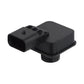 Black reversing camera module with wiring connector plug and lens mount