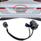 Rear bumper license-plate area reversing camera kit with two wiring connectors