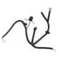 Rear view reverse assist camera cable kit with multiple connectors and camera sensor