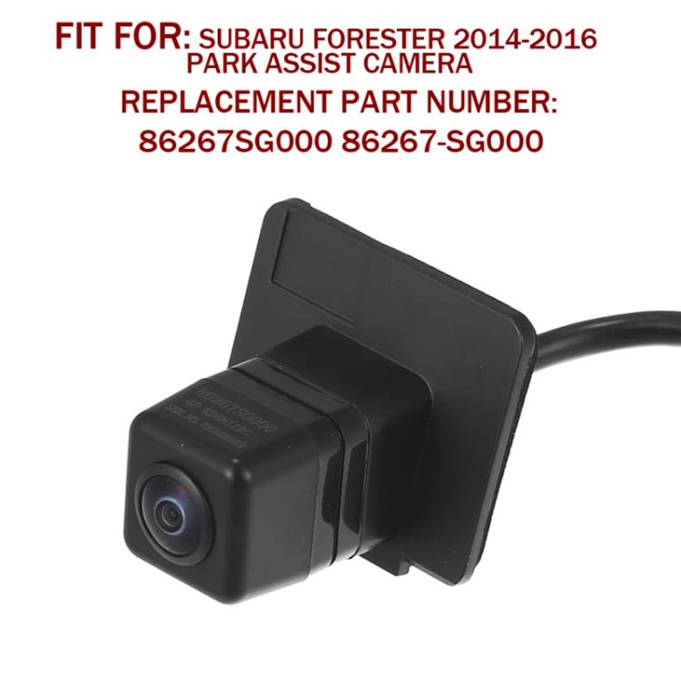 Rear view backup camera module, black, replacement fitment