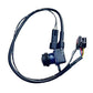 Rear view camera harness with camera module and black wiring plug connector