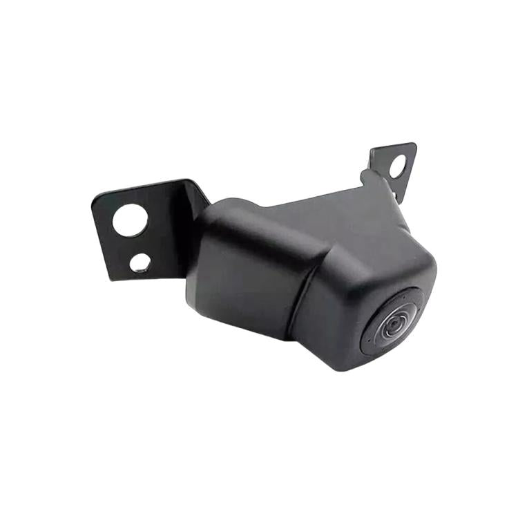 Front view auxiliary camera with mounting bracket, black housing and visible lens