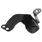 Front camera mounting bracket with built-in lens module, black