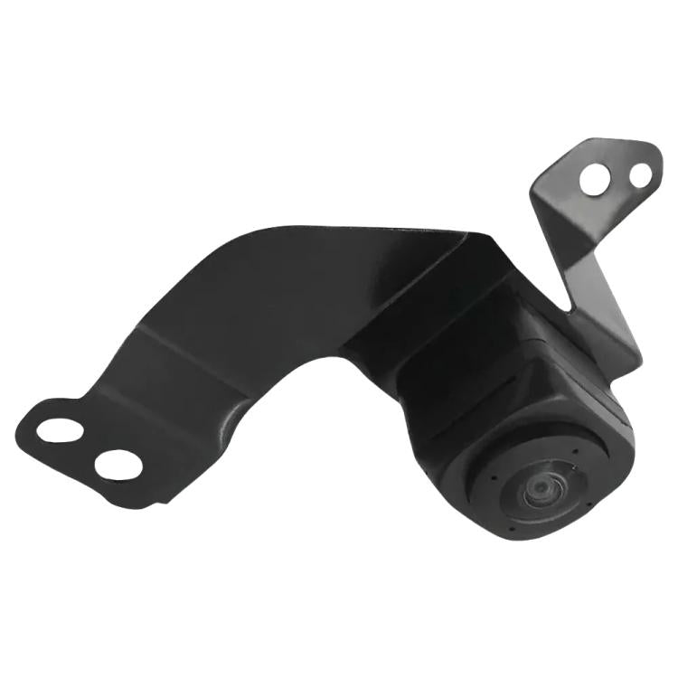 Front camera mounting bracket with built-in lens module, black