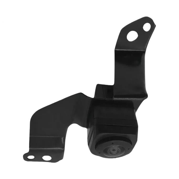 Black front camera bracket with top mounting tabs and round lens housing