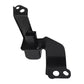Black camera mounting bracket with base platform and two mounting holes