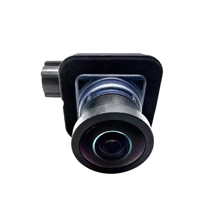 Reversing camera module with front lens and black housing, rugged bracket