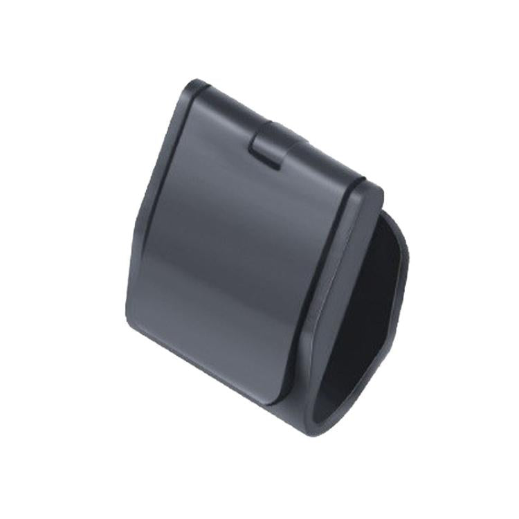 Car passenger glove box hidden hook, dark gray ABS folding design