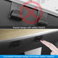 Concealed glove box fold hook attached under dash panel