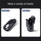 Concealed glove box hooks in black glossy finish, two styles shown