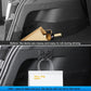 Trunk folding hooks holding a shopping bag, with key ring handle for grab-and-go