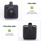 Black backup camera module showing front lens and rear mounting housing