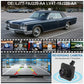 Reversing camera kit with black camera and rear monitor screen