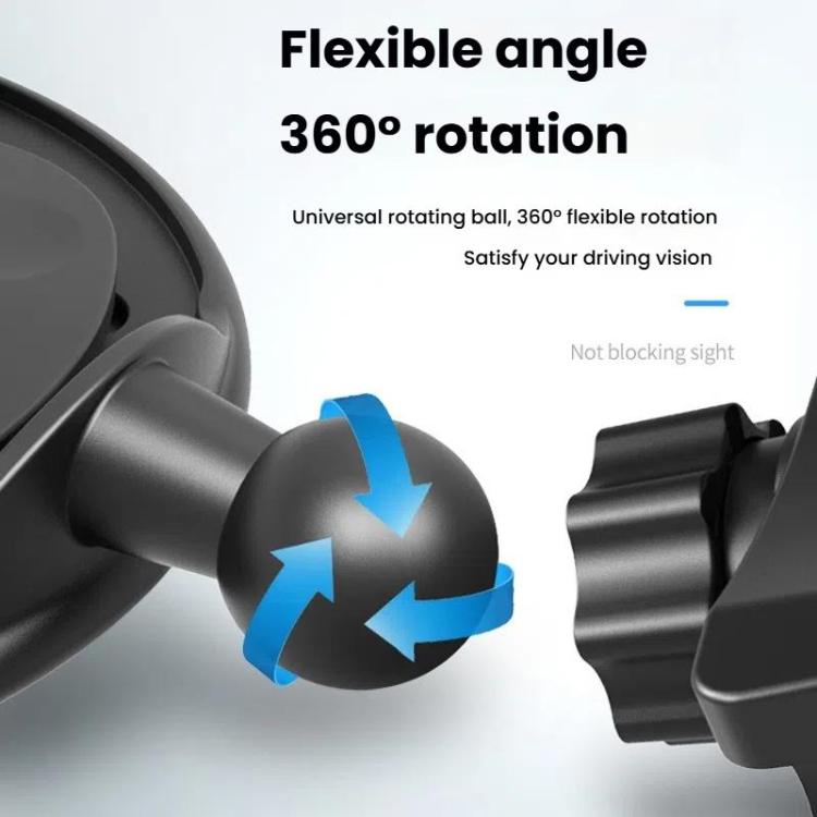 Car phone holder with ball joint for flexible 360 rotation