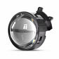 3-inch LED demon eye light modification, single chrome round projector lens housing