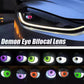 3-inch LED demon eye light modification, motorcycle demon-eye LEDs with bright halos