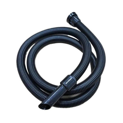 Vacuum cleaner hose accessory, dark blue corrugated hose with end nozzle