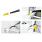 Steam cleaner extension nozzle with black tube and small yellow end tip