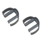 Set of two gray snap-ring quick coupling clips for pressure washer hose