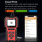 Car OBD2 oil reset diagnostic code reader M302 with cloud print phone report