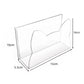 Cat-shaped acrylic desktop mail rack, 15cm wide, 10cm high, 5.5cm deep