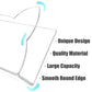 Acrylic cat-shaped mail rack with smooth rounded edges and curved cutout