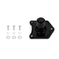 Starter switch solenoid valve cover in black with mounting plate and capped plunger