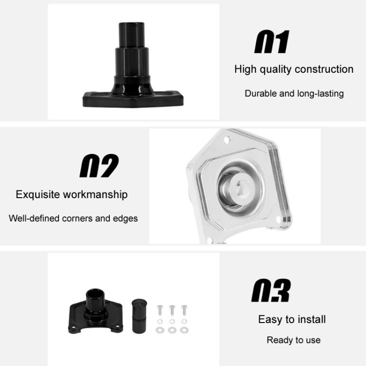 Starter switch solenoid valve cover with black cap and mounting base, included hardware