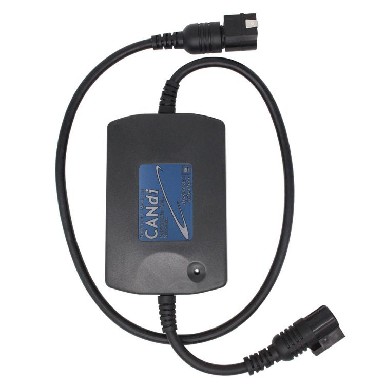 CANDI diagnostic interface box with multiple cable ends and connectors