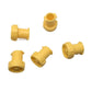 Yellow watering nozzle accessory set, multiple small nozzle connectors
