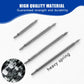 Watch shaft spring insertion tools, set of four long metal rods
