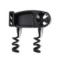 3-in-1 stroller tray and cup holder base with spring legs, black plastic