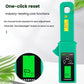 Green clamp meter tester with one-click reset and bright digital LCD display