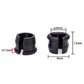 Black adapter sleeve: 6mm ID, 9mm OD, 7.5mm height